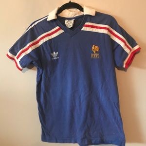 Vintage Adidas France Soccer Polo